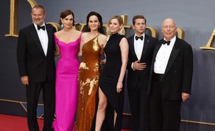Une partie du casting de Downton Abbey à l'avant-première du film à Londres en 2019