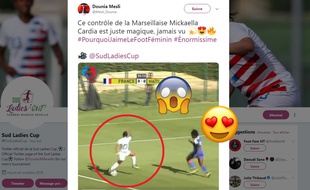 La vidéo du contrôle de Mickaella Cardia tourne beaucoup sur Twitter.