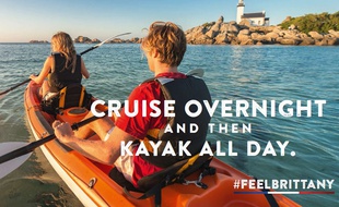 La campagne touristique d'Atout France fait la promotion de la Bretagne.
