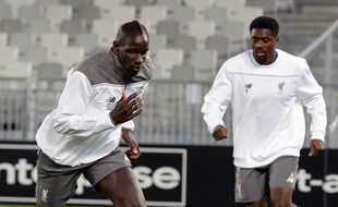 Mamadou Sakho (à gauche) et Kolo Touré, défenseurs de Liverpool.