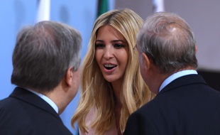 Ivanka Trump à Hambourg le 8 juillet 2017.