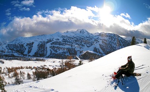 Une vue d'Isola 2000