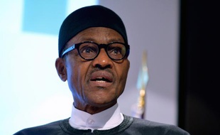 Le président nigérian Muhammadu Buhari, le 15 septembre 2015 à Paris