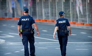 Policiers australiens le 12 novembre 2014 à Brisbane