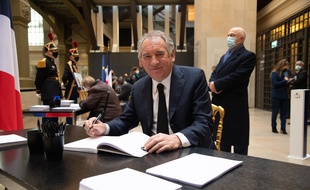 François Bayrou, haut-commissaire au plan, lors de la cérémonie d'hommage à l'ancien Président Valéry Giscard d'Estaing, le 09/12/2020 (illustration)