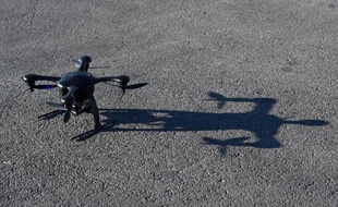 Une nouvelle version d'un drone présenté à un salon de la technologie à Las Vegas, le 8 janvier 2015