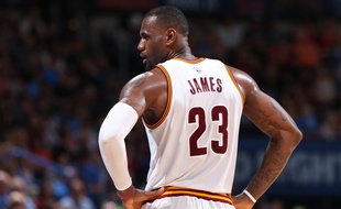 LeBron James à Oklahoma, le 21 février 2016.