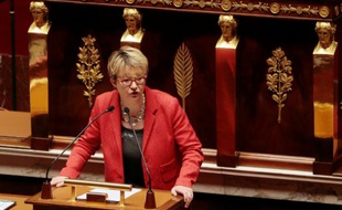 La maire de Rennes, Nathalie Appéré (PS), le 10 mars 2015 à Paris