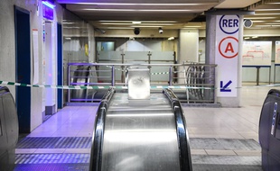 Un couloir de la gare de Lyon.