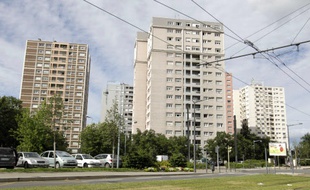 Le quartier des Minguettes à Vénissieux.