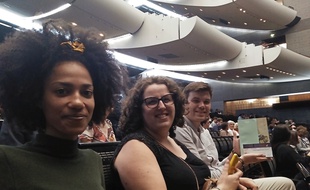 Mélissa, Clara et Etienne désormais parfaitement à l'aise quand ils vont à l'Opéra.