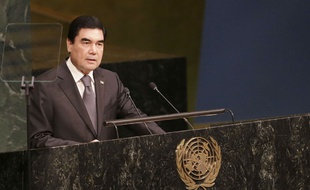 Gurbanguly Berdimuhamedow, président du Turkménistan depuis 2006.