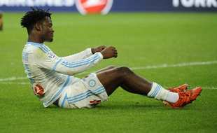 Michy Batshuayi le 6 décembre au Vélodrome à Marseille