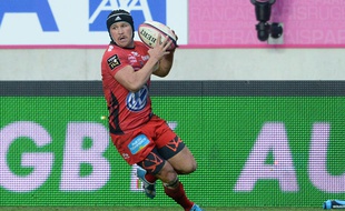Le centre toulonnais Matt Giteau.