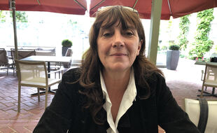 Sylvie Pialat à l'hôtel Normandy pour le Festival de Deauville 2020