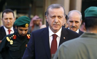 Recep Tayyip Erdogan le 25 janvier 2015.