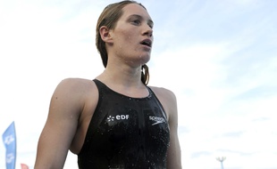 Camille Muffat a gagné le 400m nage libre aux JO 2012 de Londres. RODRIGUEZ PASCAL