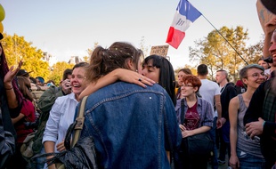 Manifestation en faveur du Mariage pour tous à Paris en octobre 2016.