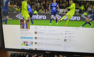 Le compte Twitter de Valentin Rongier.