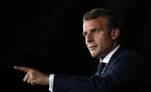 Emmanuel Macron à Beyrouth, le 1er septembre 2020.