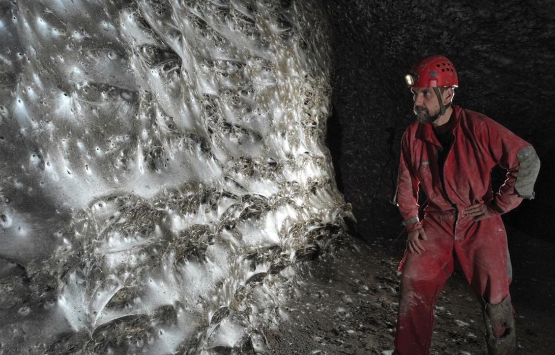 Une « extraordinaire » et gigantesque toile d'araignée découverte au fond d'une grotte