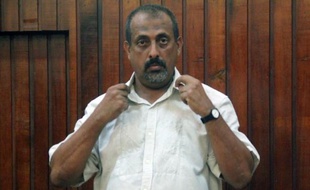 Feisal Mohamed Ali, le chef présumé d'un vaste trafic d'ivoire au Kenya, le 24 décembre 2014 au tribunal de Mombasa