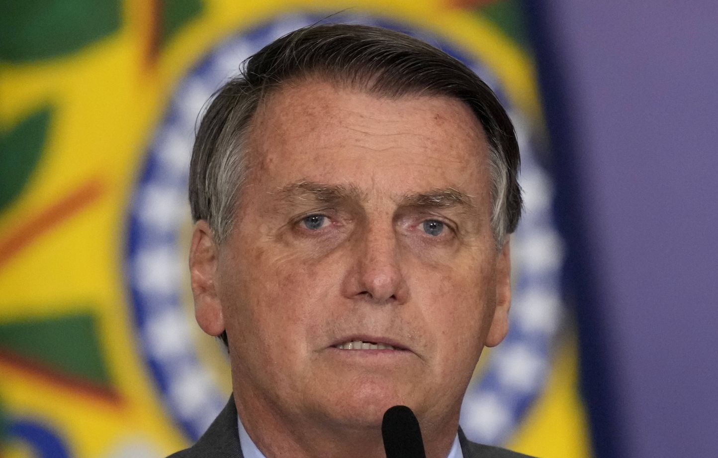 Le président brésilien, Jair Bolsonaro, à Brasilia le 27 juillet 2021.