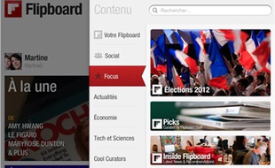 Le guide Elections 2012 du magazine social Flipboard.