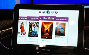 La présentation de l'application MGo au CES de Las Vegas, le 11 janvier 2012.