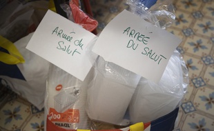 Des sacs pour l'Armée du Salut