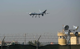 Un drone américain atterrit à l'aéroport de Jalalabad, en Afghanistan (illustration).