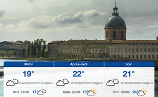Météo Toulouse: Prévisions du jeudi 20 juin 2019