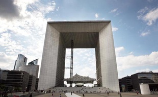 LArche de La Défense le 12 juin 2009