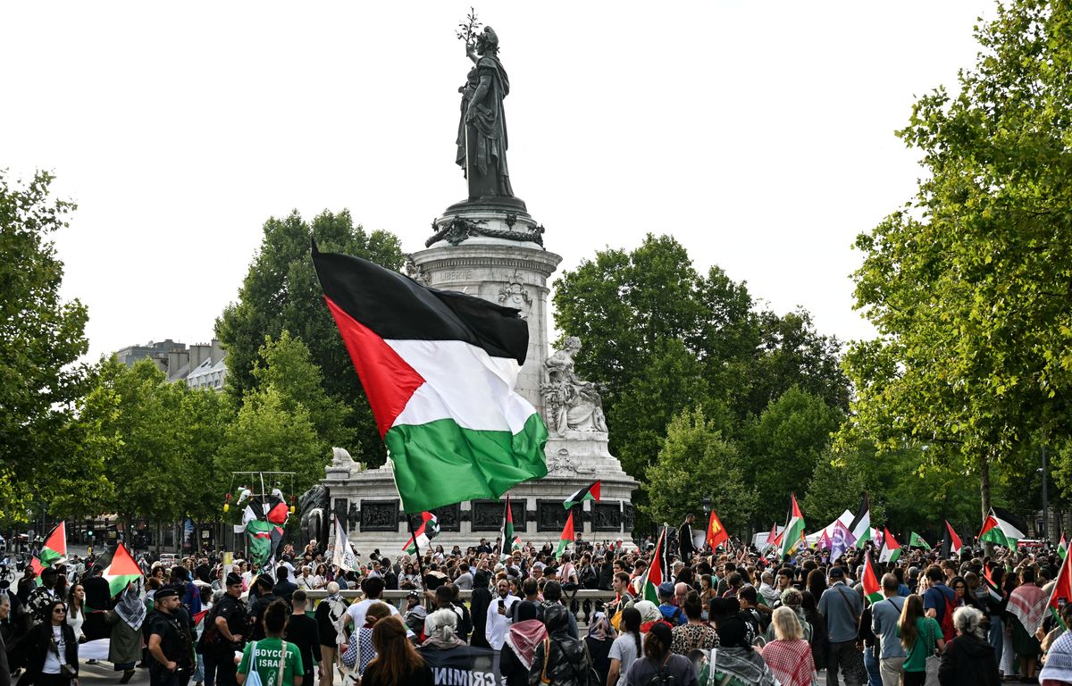 Gaza : Manifestation à Paris pour exiger la libération de l'équipage du Handala