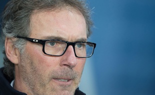 Laurent Blanc lors du match entre le PSG et Bastia le 8 janvier 2016.