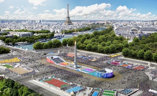 La course se déroulera autour sur la place de la Concorde, où75.000 m2 seront dédié au sport avec près de 30 disciplines olympiques représentées.