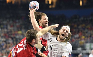 Mikkel Hansen face à Veszprem, le 3 juin 2017