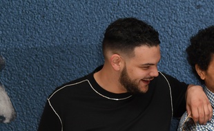 Le rappeur Sadek au Festival de Cannes, le 15 mai 2016.