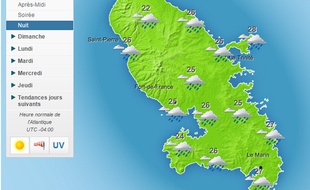 La Martinique est victime d'inondations en raison de fortes pluies, ce 8 novembre 2015.
