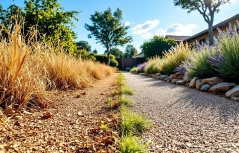C’est le moment d’agir : 3 astuces écolos pour garder votre allée en gravier impeccable tout l’été sans arrosage