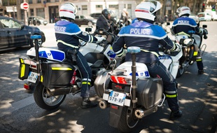 Des policiers à moto, à Paris, le 9 juillet 2019 (illustration).