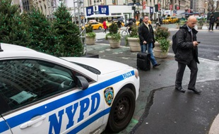 Une voiture de la police de New York, le 19 novembre 2015 dans un quartier de la ville américaine