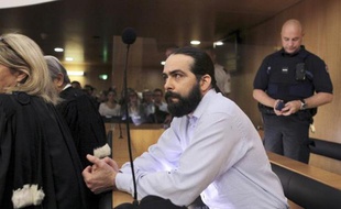 Sylvain Jouanneau, le père de Mathis, au tribunal de Caen le 3 juin 2015