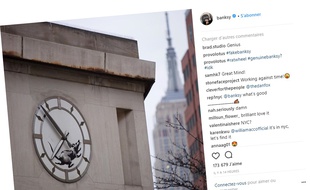 Capture d'écran d'un post Instagram du 14 mars 2018.