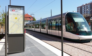 Illkirch, le 20 avril 2016 : l'extension du tram jusqu'à Illkirch-Graffenstaden