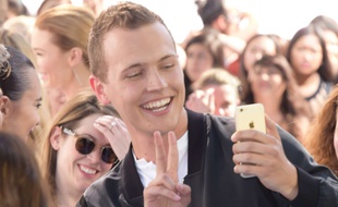 Jérôme Jarre sur le tapis rouge des MTV Movies Awards, en avril 2015, à Los Angeles.