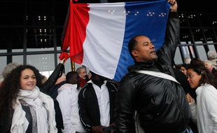 Une manifestation de soutien à Christiane Taubira s'est déroulée à Nantes, le 11 novembre 2013