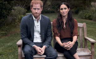 Le prince Harry et son épouse Meghan Markle
