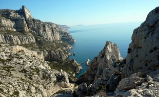 La calanque de Sugiton, dans le Parc national des alanques.