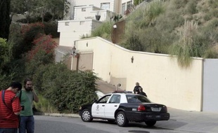 La maison de Brittany Murphy, prise en photo le jour de la mort de l'actrice, le 20 décembre 2009